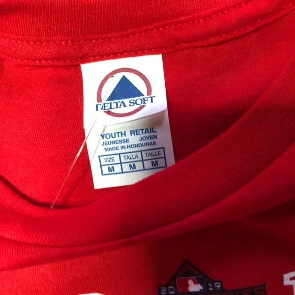 Washington Nationals World Series Champions 2019 T-shirt Size Youth Medium - Picture 3 of 8